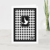 Carte de voeux Dove On Snowy Sky (Devant)