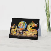 carte de voeux dragon float (Devant)