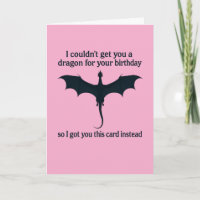 Carte de vœux dragon livre drôle : Amour du livre