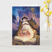 Carte de voeux Dragon Spell (Fleur jaune)