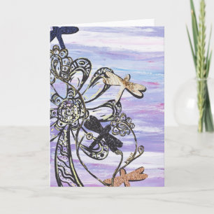 Carte de voeux Dragonfly Sky