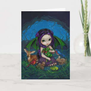 Carte de voeux "Dragonling Garden III"