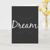 Carte de voeux Dream (Fleur jaune)