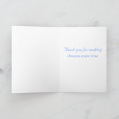 Carte de voeux Dreamer (Intérieur)