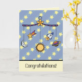 Carte de voeux Dreams of Space Mobile (Fleur jaune)