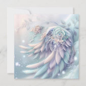 Carte de voeux Dreamy Christmas Angel Wings (Devant)