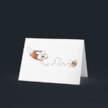 Carte de voeux Dreidel de Lupin<br><div class="desc">Le rêve n'a aucune chance</div>