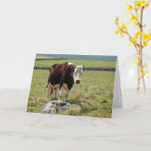 Carte de voeux drôle (Fleur jaune)