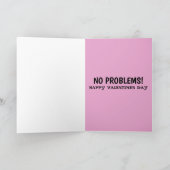 CARTE DE VŒUX DRÔLE ANTI-SAINT-VALENTIN POUR AMI(E (Intérieur)