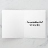 Carte de vœux drôle avec une blague de papa cool (Intérieur)