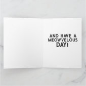 Carte de vœux drôle chat SPHYNX CHAT NU (Intérieur)