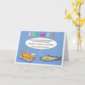 Carte de voeux drôle d'anniversaire (Fleur jaune)