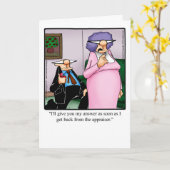 Carte de vœux drôle d'anniversaire de mariage pour (Fleur jaune)