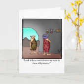 Carte de vœux drôle d'anniversaire d'humour (Fleur jaune)