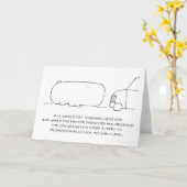 Carte de voeux drôle d'appréciation de pasteur (Fleur jaune)