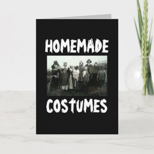 CARTE DE VOEUX DRÔLE DE COSTUMES DE HALLOWEEN FAIT