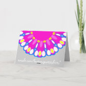 Carte de voeux drôle de hiboux hipster pour annive (Dos)