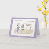 Carte de voeux drôle de joyeux anniversaire de (Fleur jaune)