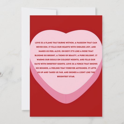 Carte de vœux drôle de la Saint-Valentin (Devant)
