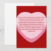 Carte de vœux drôle de la Saint-Valentin (Devant / Derrière)