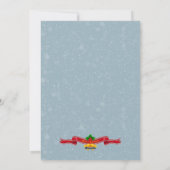 Carte de voeux drôle de Noël de carte de Noël (Dos)