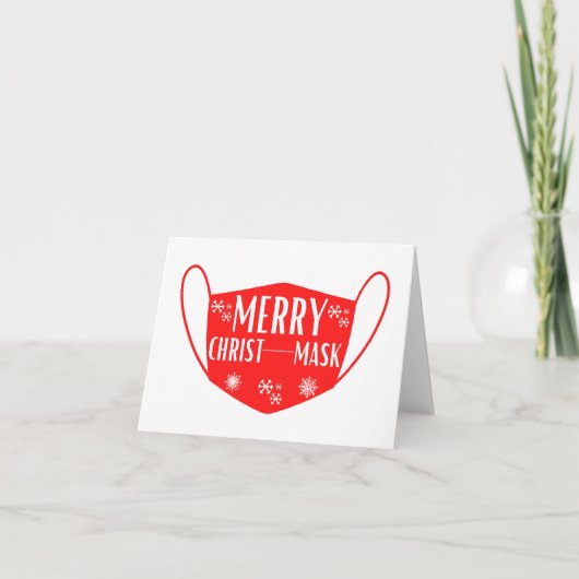 Carte de vœux drôle de Noël joyeux (Devant)