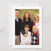 Carte de vœux drôle de photo de famille de Pâques (Dos)