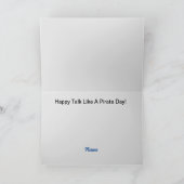 Carte de voeux drôle de pirate et policier (Intérieur)