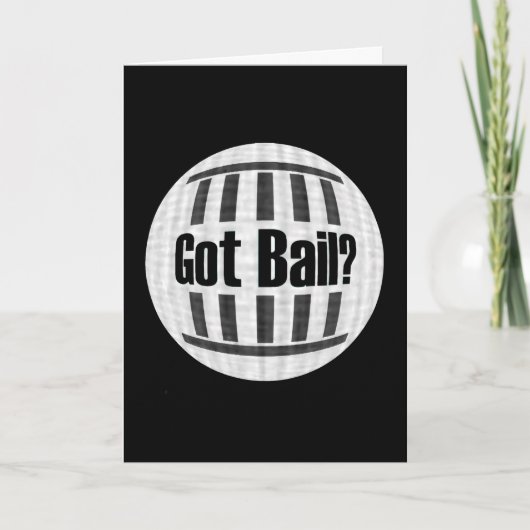 Carte de voeux drôle de prison (Devant)