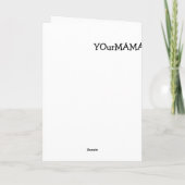 Carte de voeux drôle de prison (Dos)