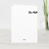 Carte de voeux drôle de prison (Dos)