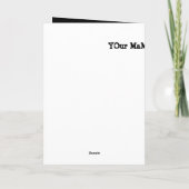 Carte de voeux drôle de prison (Dos)