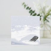 Carte de vœux drôle de télécommande vraiment à dis (Debout devant)