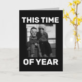 CARTE DE VOEUX DRÔLE D'HALLOWEEN POUR AMIS (Fleur jaune)