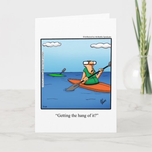 Carte de voeux Drôle Encouragement (Devant)