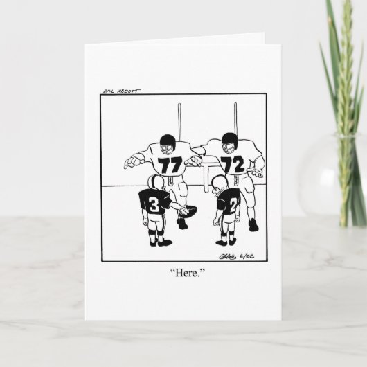 Carte de voeux Drôle Encouragement (Devant)