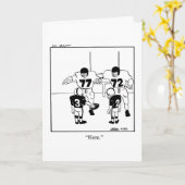 Carte de voeux Drôle Encouragement (Fleur jaune)