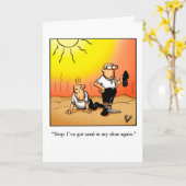 Carte de voeux Drôle Encouragement (Fleur jaune)