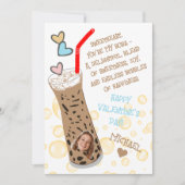 Carte de vœux drôle et mignonne Tu es mon Boba (Devant)