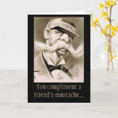 Carte de voeux drôle FAITE SUR COMMANDE (Fleur jaune)