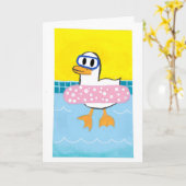 Carte de vœux drôle Just Relax (Fleur jaune)
