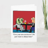 Carte de voeux Drôle Manquant (Devant)