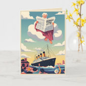 Carte de vœux drôle ne plaisante pas avec Dieu (Fleur jaune)