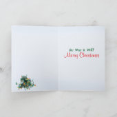 Carte de voeux drôle Noël-Attachée de Noël (Intérieur)