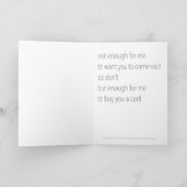 Carte De Voeux Drôle Ou Mort (Intérieur)