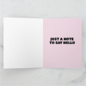 CARTE DE VOEUX DRÔLE POUR FEMME AU FOYER RÉTRO (Intérieur)