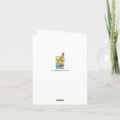 Carte de vœux drôle pour la fête d'Action de grâce (Dos)