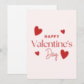 Carte de vœux drôle pour la Saint-Valentin (Devant / Derrière)