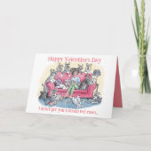 Carte de vœux drôle pour la Saint-Valentin pour ch (Devant)