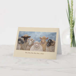 Carte de voeux Drôle Sheep